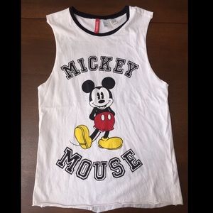 h&m mickey mouse disney muscle tank